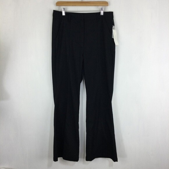 Urban Outfitters Womens Pants Flare Black Work Pants Size 12 - Picture 8 of 8